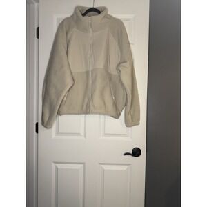Logilates Campfire Fleece Jacket Xl Moonbeam Nwt